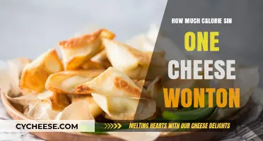 Calories in Cheese Wontons: A Tasty Snack Breakdown