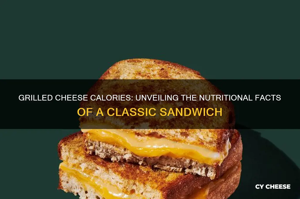 how much calories are in a grilled cheese sandwich