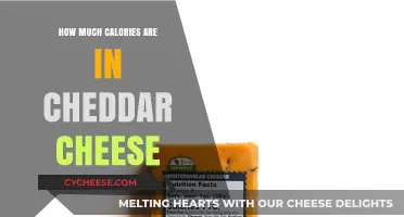 Cheddar Cheese Calories: Nutritional Breakdown and Serving Size Guide
