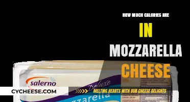Mozzarella Cheese Calories: Nutritional Breakdown and Serving Size Guide