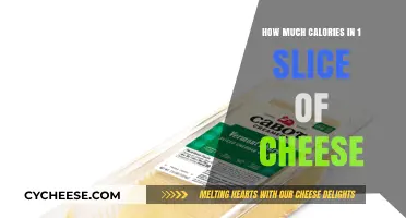 Calories in One Slice of Cheese: A Nutritional Breakdown