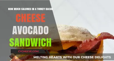 Turkey Bacon Cheese Avocado Sandwich: Calorie Count and Nutrition Breakdown