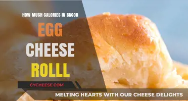 Calories in Bacon Egg Cheese Roll: A Breakfast Favorite Breakdown