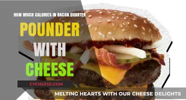 Calories in Bacon Quarter Pounder with Cheese: A Nutritional Breakdown