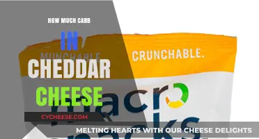 Carb Content in Cheddar Cheese: A Nutritional Breakdown