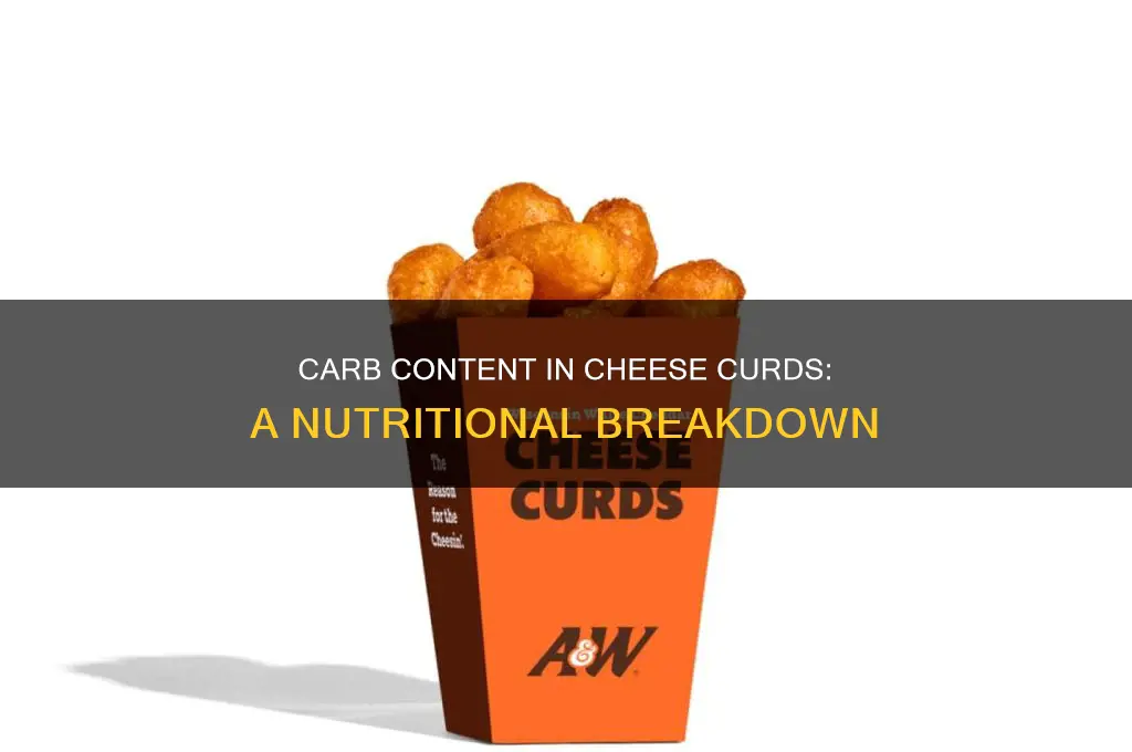 how much carb in cheese curds
