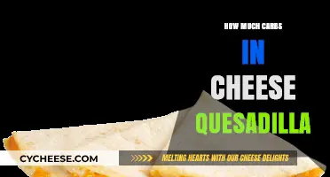 Carb Count in Cheese Quesadillas: A Nutritional Breakdown