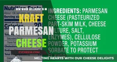 Cellulose Content in Kraft Parmesan Cheese: What You Need to Know