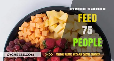 Perfect Pairing: Cheese and Fruit Serving Guide for 75 Guests