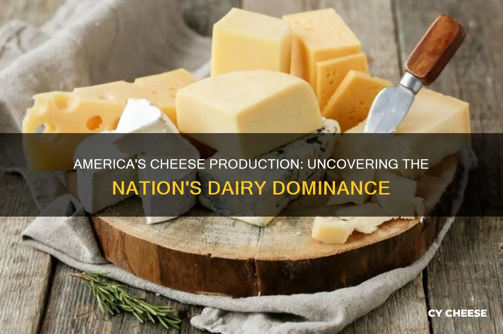 how much cheese does america make