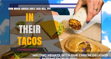 Taco Bell's Cheesy Secret: Unveiling the Cheese Quantity in Their Tacos