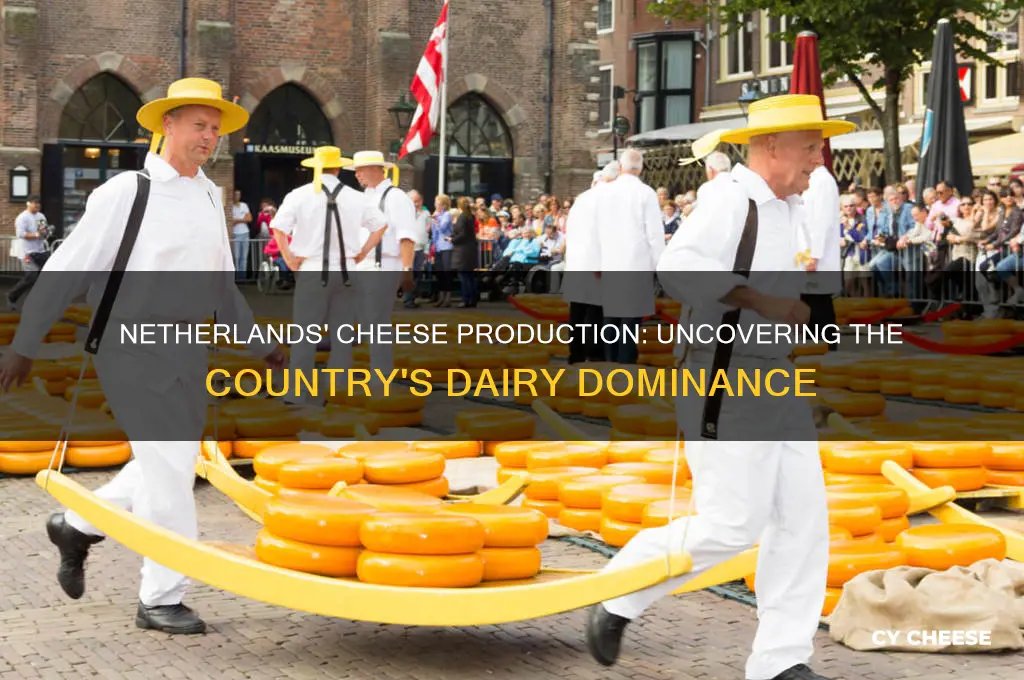 how much cheese does the netherlands produce