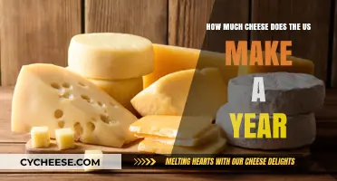 Annual US Cheese Production: How Much is Made Each Year?