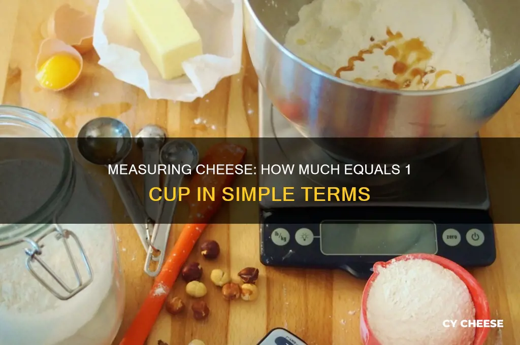 how much cheese equals 1 cup
