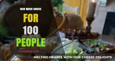 Perfect Cheese Portions: Serving 100 Guests with Ease and Precision