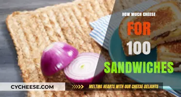 Perfect Cheese Portions: How Much Cheese for 100 Sandwiches?