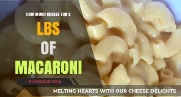 Perfect Mac and Cheese Ratio: Cheese for 2 Lbs Macaroni