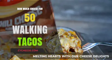 Perfect Cheese Portions for 50 Walking Tacos: A Tasty Guide