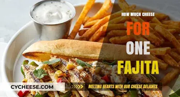 Perfect Cheese Portion for One Fajita: A Tasty Guide