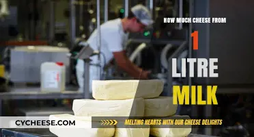 Cheese Yield Unveiled: How Much Cheese Can 1 Litre of Milk Produce?