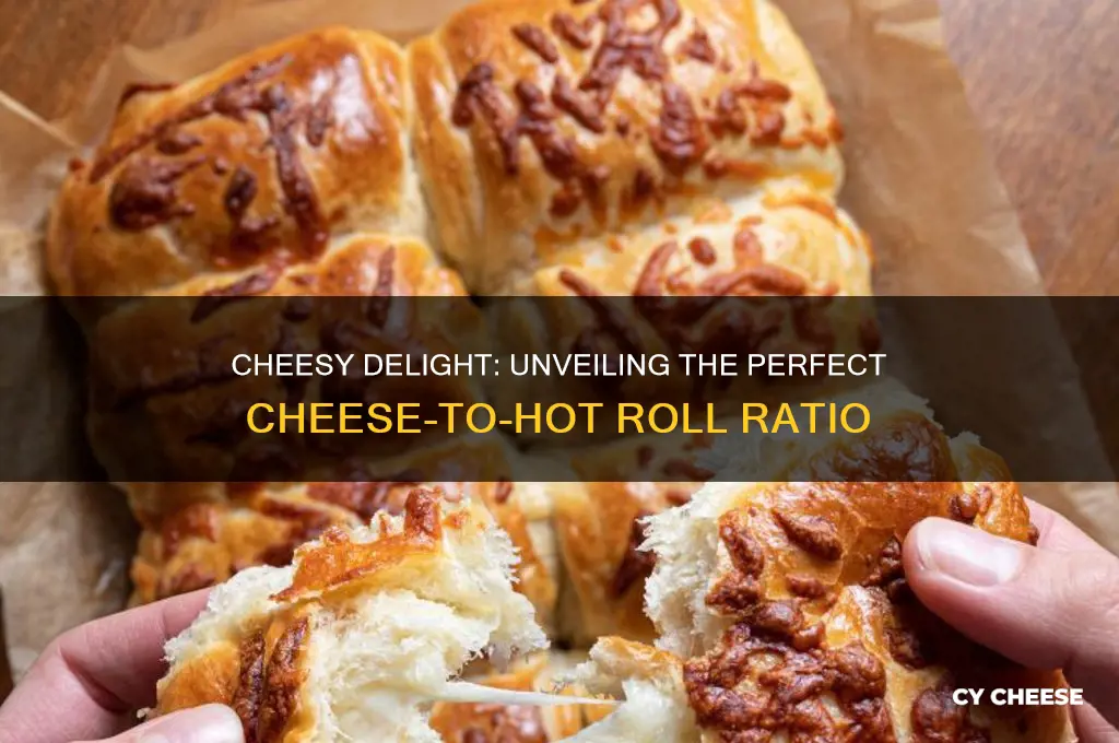 how much cheese goes into hot rolls