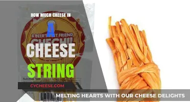 Unraveling the Mystery: How Much Cheese is in a Cheese String?