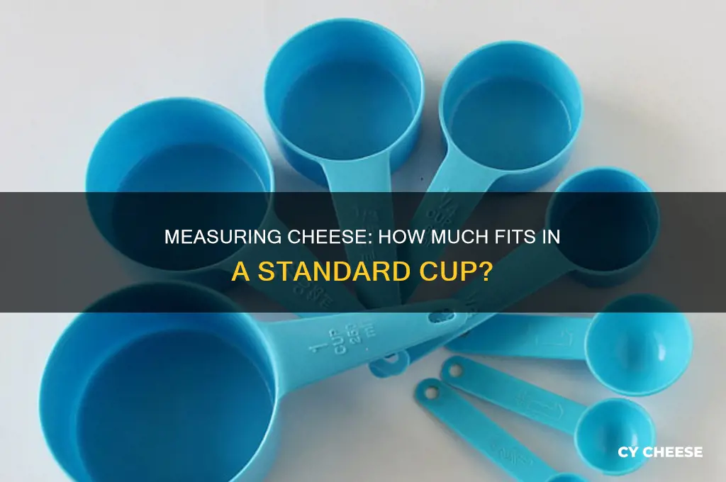 how much cheese in a cup