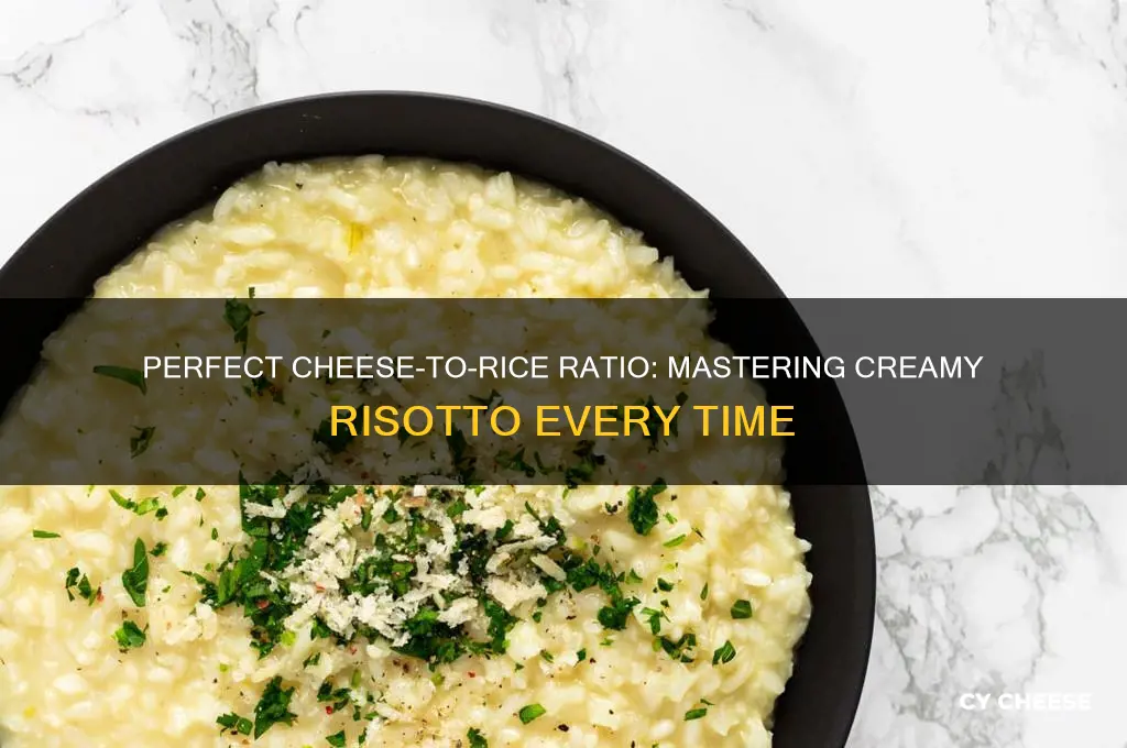 how much cheese in risotto