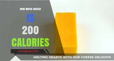 Cheese Calorie Count: Unveiling the 200-Calorie Portion Mystery