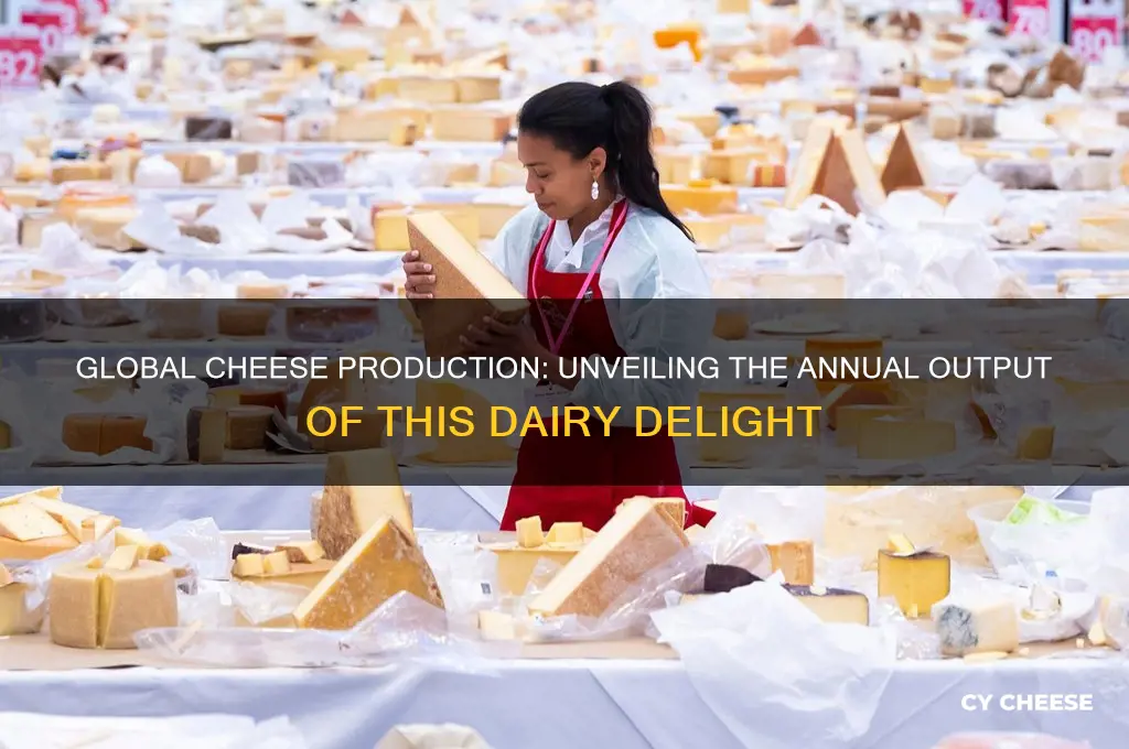 how much cheese is created annually