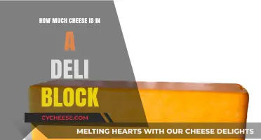 Uncovering the Cheese Content in a Standard Deli Block