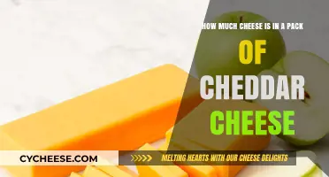Unpacking Cheddar Cheese: How Much Cheese is Really Inside?