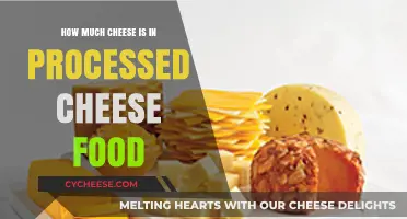 Unveiling the Surprising Cheese Content in Processed Cheese Food