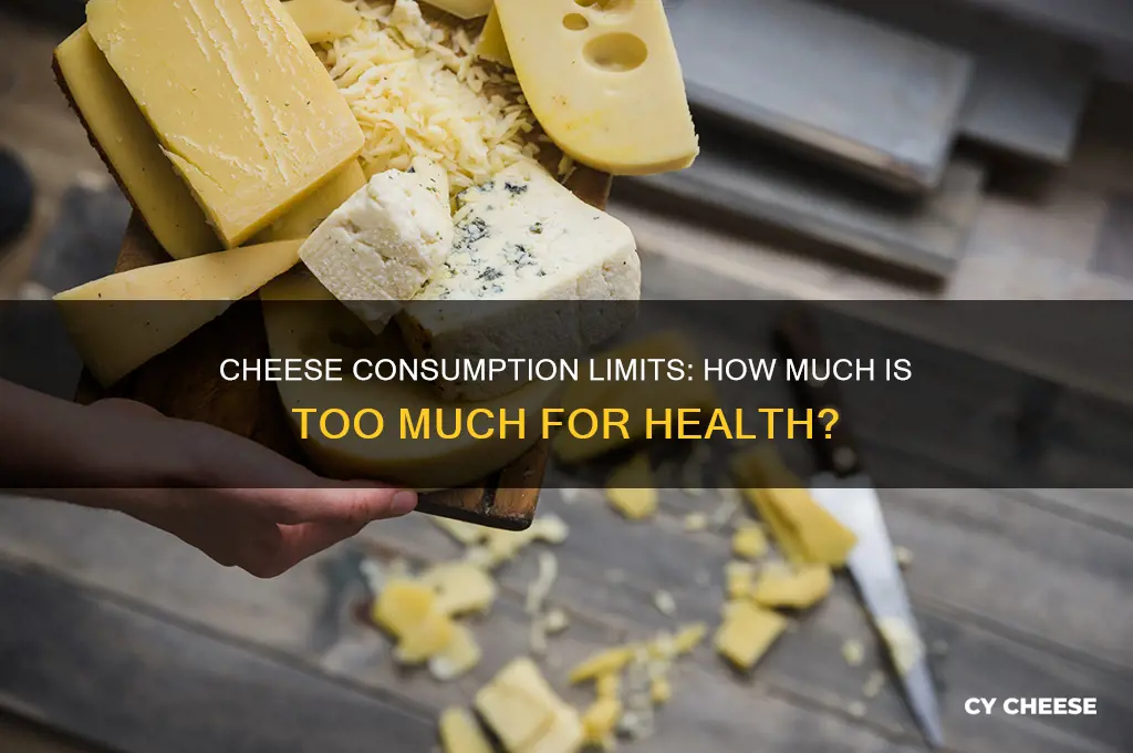 how much cheese is unhealthy