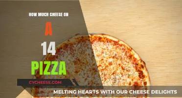Perfect Cheese Topping Guide for a 14-Inch Pizza