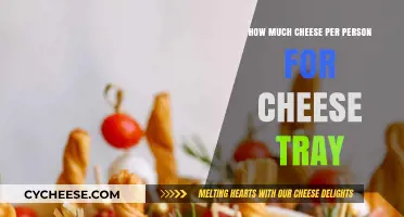 Perfect Cheese Tray Portions: How Much Cheese Per Person?