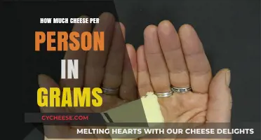 Perfect Cheese Portions: How Much Cheese Per Person in Grams