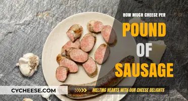 Perfect Cheese-to-Sausage Ratio: How Much Cheese per Pound of Sausage?