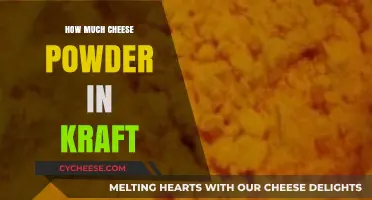 Unveiling the Secret: Kraft's Cheese Powder Quantity Explained