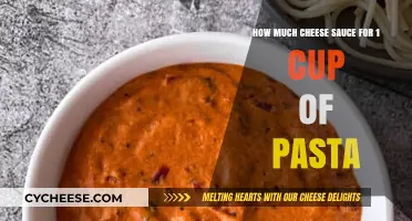 Perfect Cheese Sauce to Pasta Ratio: 1 Cup Pasta Guide