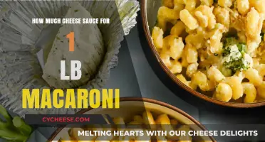 Perfect Cheese Sauce Ratio for 1 Pound of Macaroni: A Guide