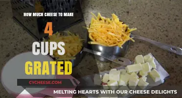 Perfect Grated Cheese Measurements: How Much Cheese for 4 Cups?
