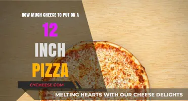 Perfect Cheese Topping Guide for a 12-Inch Pizza