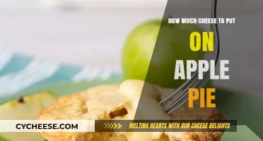 Perfect Cheese Topping for Apple Pie: How Much is Too Much?
