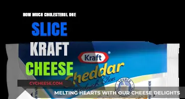 Cholesterol Content in One Slice of Kraft Cheese: What You Need to Know