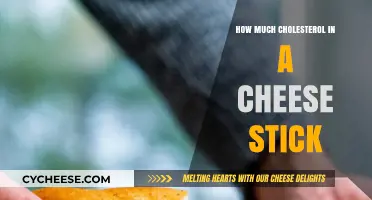 Cholesterol Content in Cheese Sticks: A Nutritional Breakdown