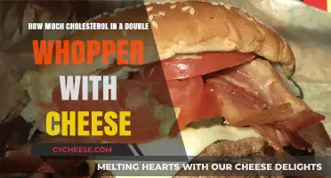 Double Whopper with Cheese: Uncovering Its Cholesterol Content and Impact