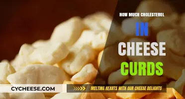 Cholesterol Content in Cheese Curds: A Nutritional Breakdown