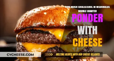 Cholesterol Content in McDonald's Double Quarter Pounder with Cheese