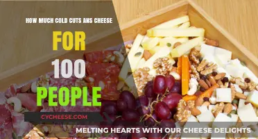 Catering for a Crowd: Cold Cuts and Cheese Portions for 100 Guests